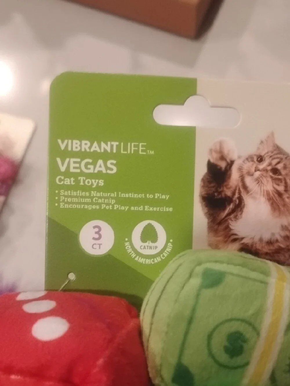 Vibrant Life Pink & Purple Cat Play Set with Feathers